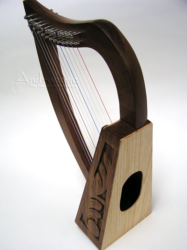 New Birch Rosewood Pro Quality Irish Celtic Roosebeck Baby Harp