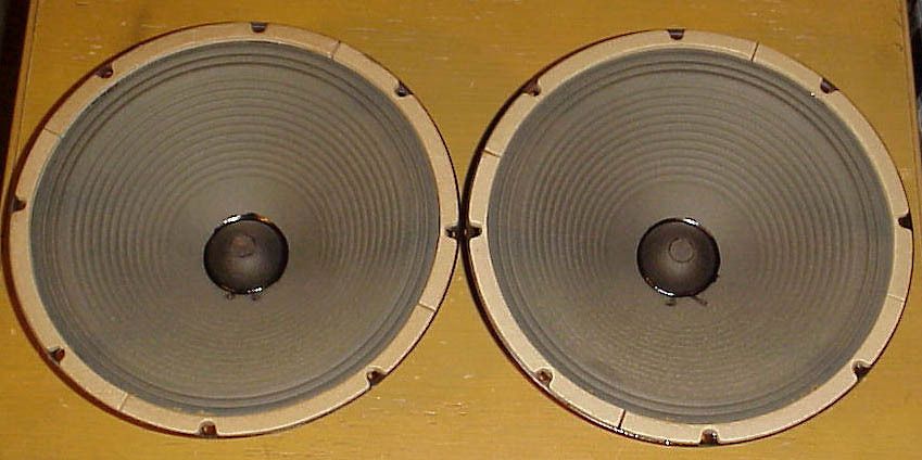 Matched Pair of Vintage Heppner 12 Alnico Speakers 8 Ohm Jensen P12Q