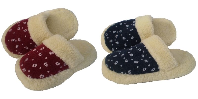 Ladies Mens Super Soft Comfy Real Wool Slippers Mules All Sizes