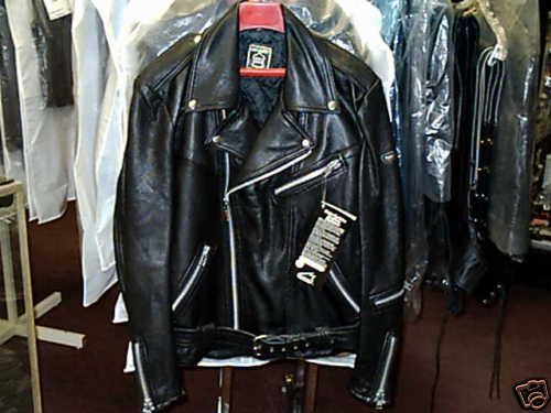 Hein Gericke Leather Motorcycle Jacket Mens Sz 40 42