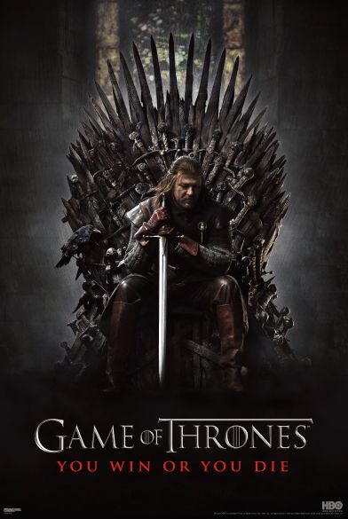 HBO Game of Thrones You Win or You Die Sean Bean Poster