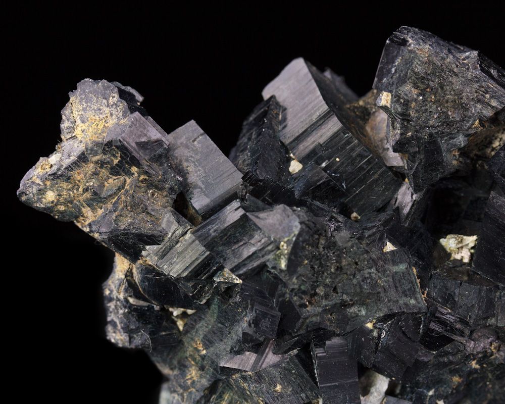  Black Arfvedsonite Crystals Mont Ste Hilaire Quebec for Sale