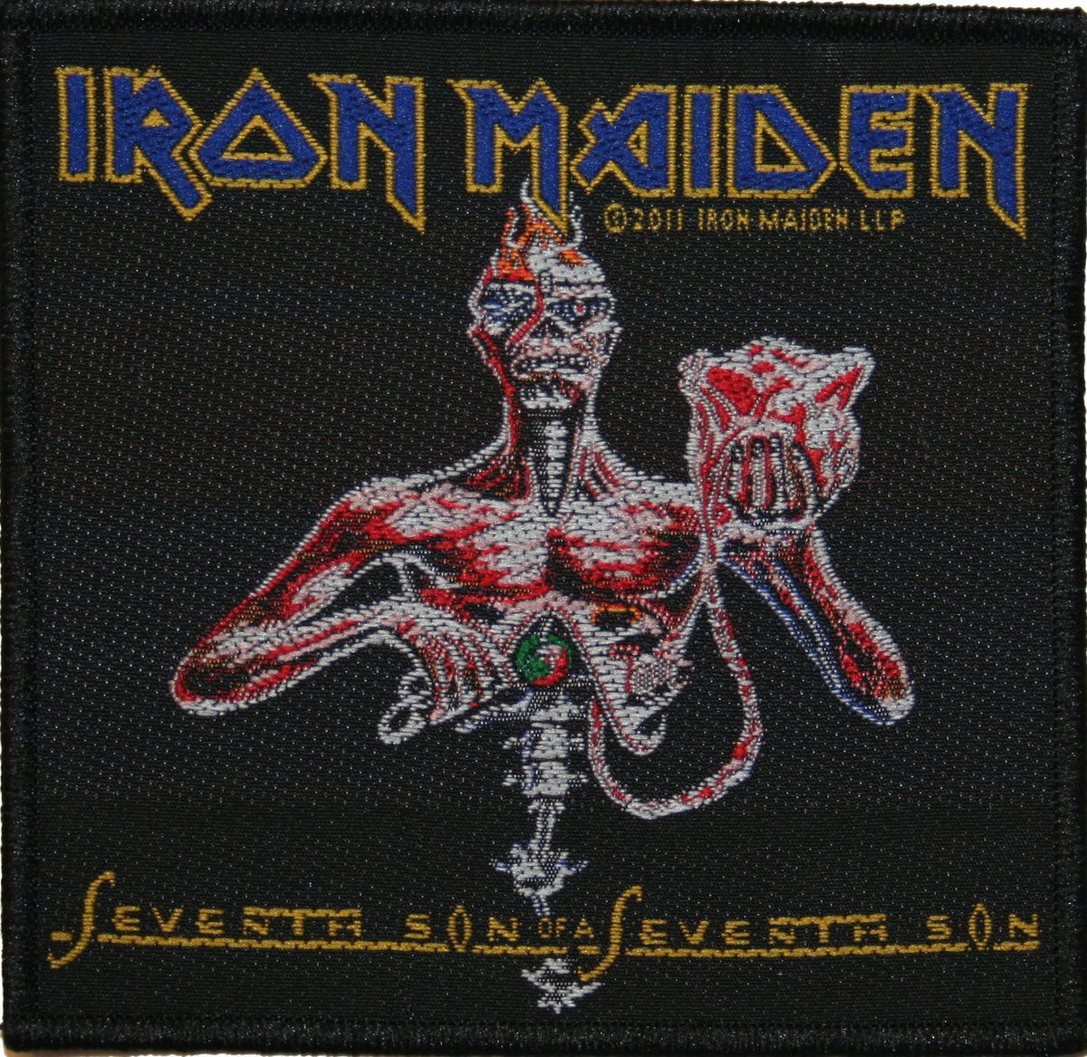 Iron Maiden Seventh Son Heavy Metal Music Woven Patch