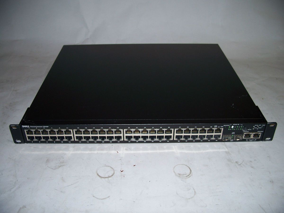  3548P 48 Port Ethernet Switch Poe Power Over Ethernet 0M727K