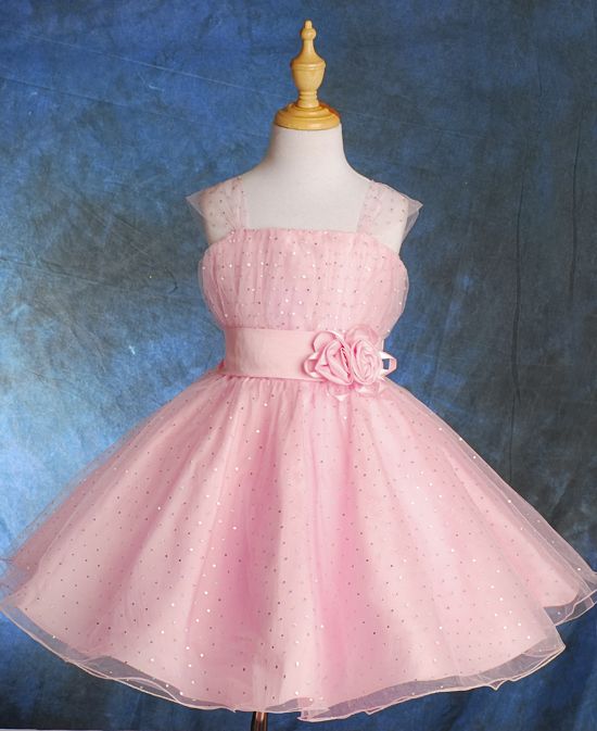 Pink Wedding Flower Girl Pageant Party Occasion Dresses Size Size 11