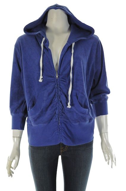 Miss Chievious Terry Cloth Zip Hoodie Womens 2
