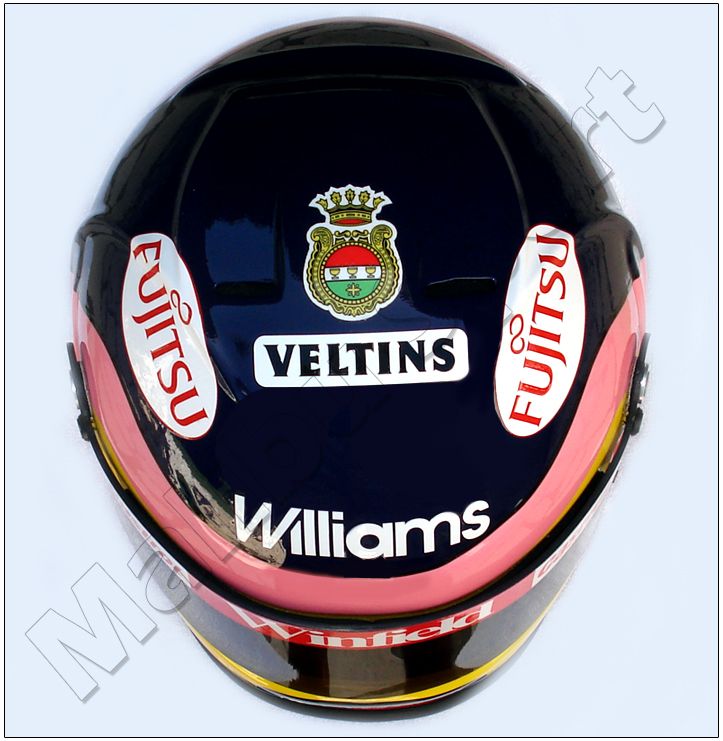 Jacques Villeneuve F1 1998 Replica Helmet Scale 1 1