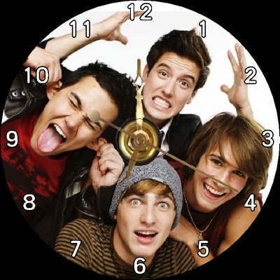  Big Time Rush Band BTR James Maslow Kendall Schmidt CD Clock