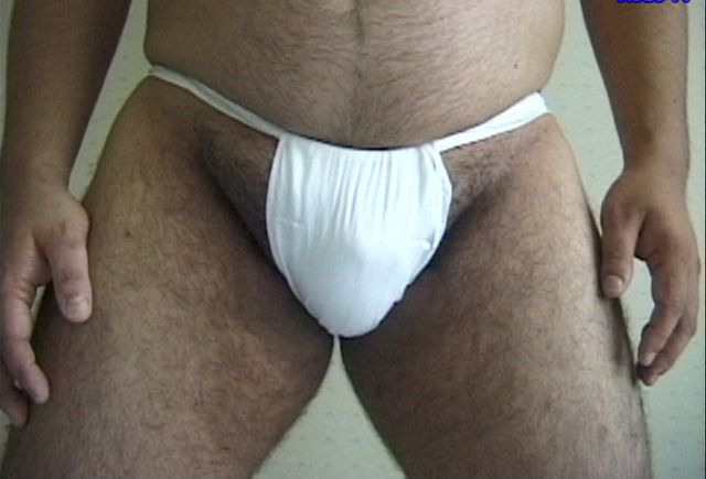 Men Japanese Underwear Rokushaku Fundoshi Cotton White