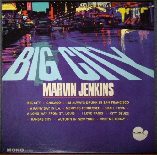 Marvin Jenkins Big City RARE 60s Jazz Vocal Palomar M