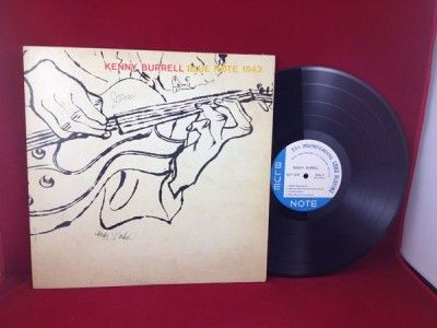 Kenny Burrell Blue Note 1543 Andy Warhol Cover 767 Lexington Ave NYC RVG LP VG  