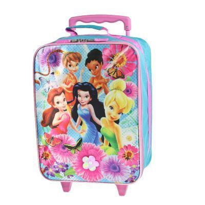 Disney 15” Rolling Suitcase Kids Carry on Luggage Wheels Pixar Cars