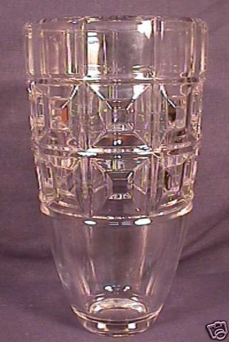 Mint Large Signed Rosenthal Crystal Art Glass Vase