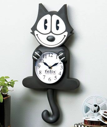 CAT Licensed Wall Clock Character Novelty Collector Gift Kitchen Decor