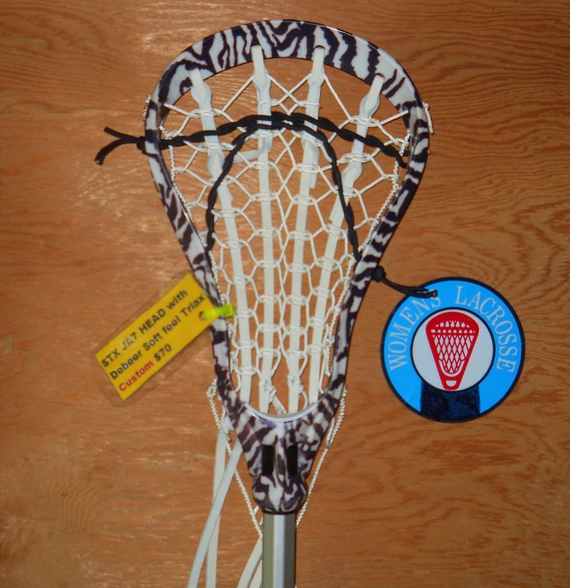 Womens Lacrosse stick STX JA7 Head w/ Debeer Triax soft feel shaft new
