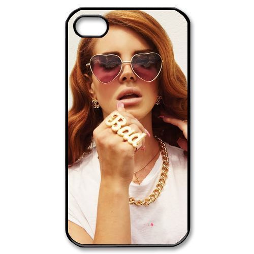 New Design Lana Del Rey Fans Black iPhone 4 4S Hard Case