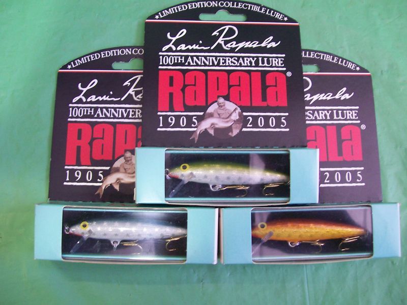 Lauri Rapala 100 Anniversary Finland Made Minnow Lures