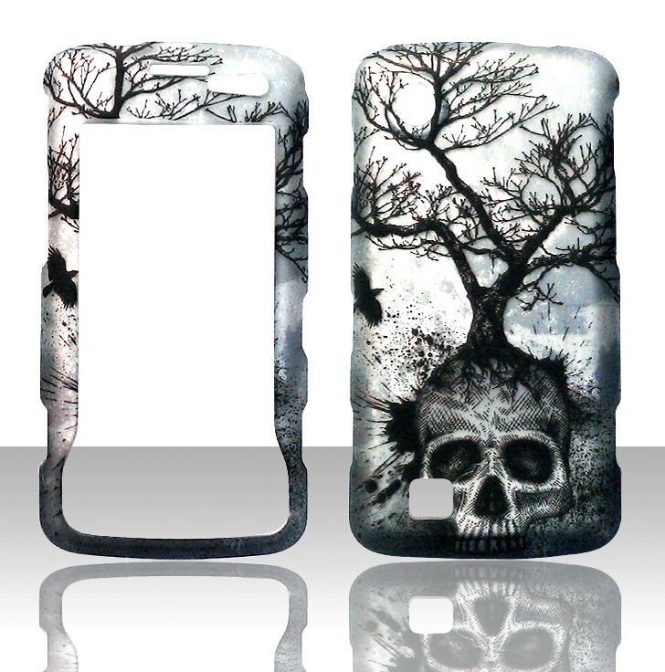2D Skull Tree LG Chocolate Touch Samba VX8575 Case Cases Hard Snap on