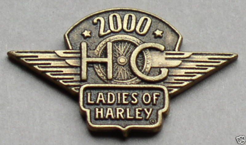 Ladies of Harley Owners Group Hog Loh 2000 Vest Pin 00.