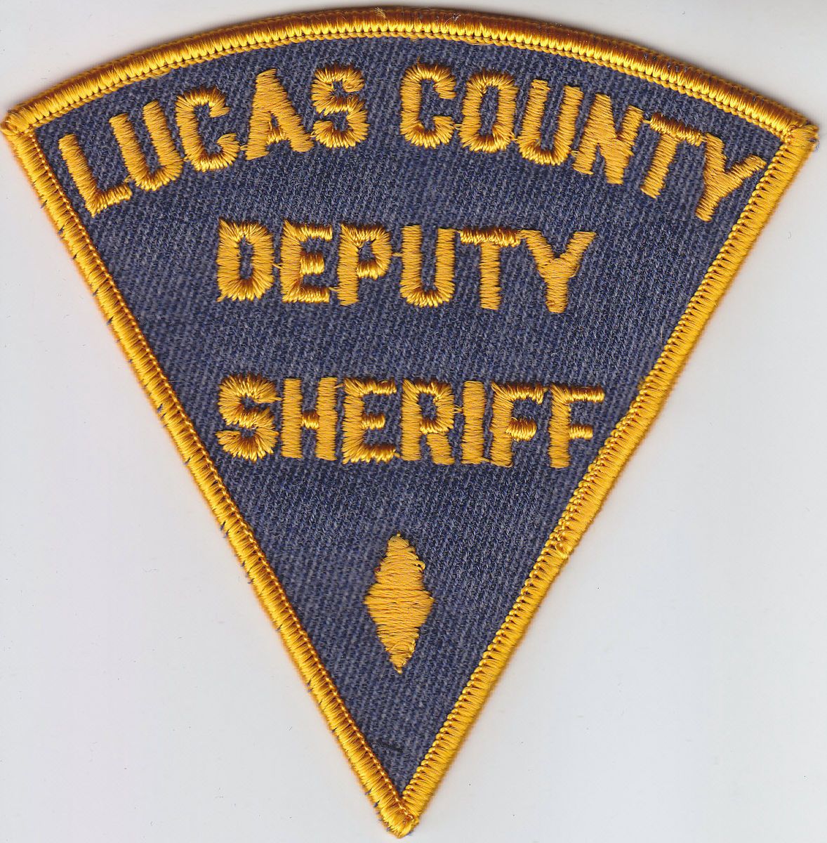 Lucas County OH Ohio Deputy Sheriff police patch CHEESECLOTH BACK