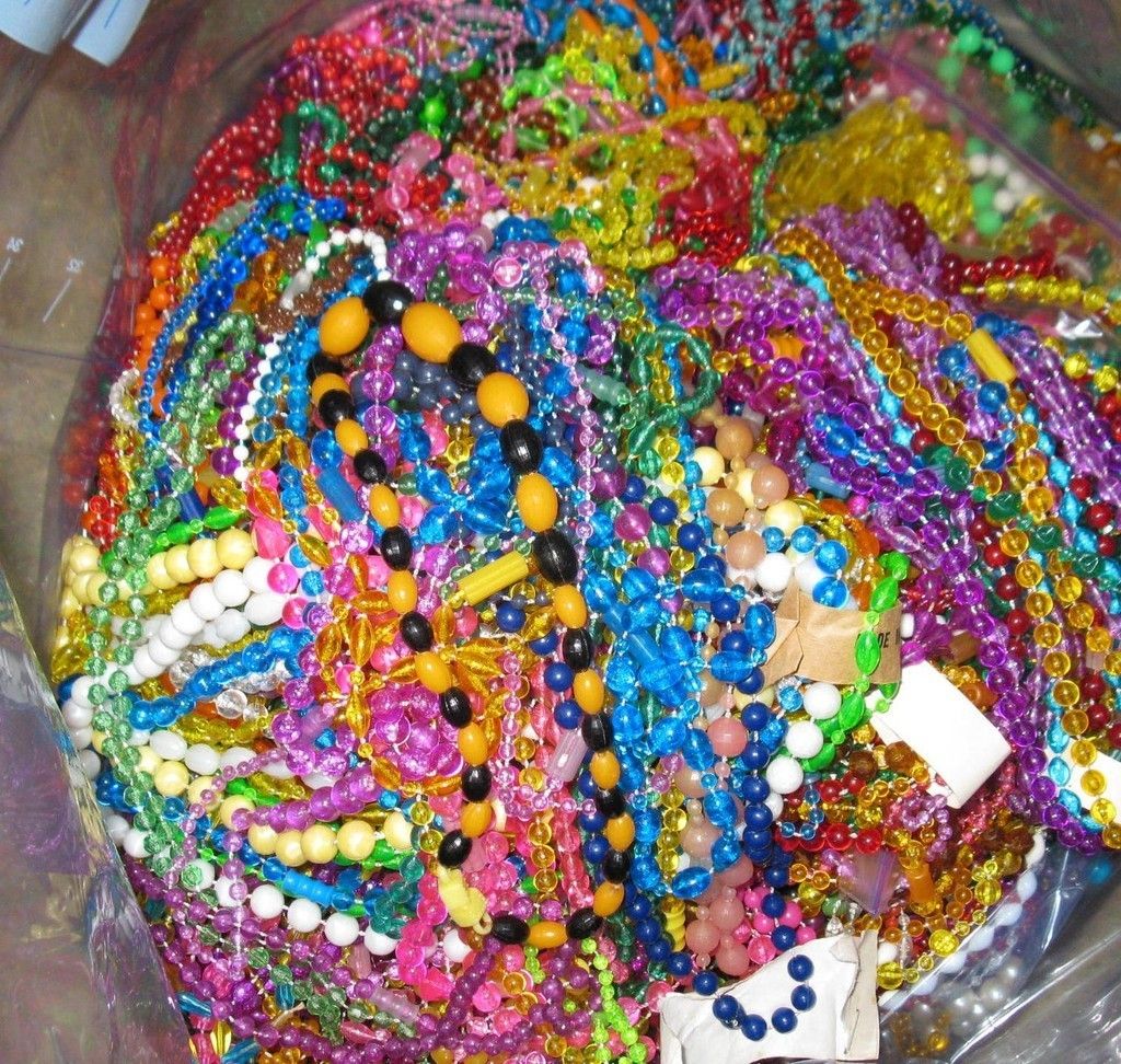 Mardi Gras Beads Lot of 12 Necklaces