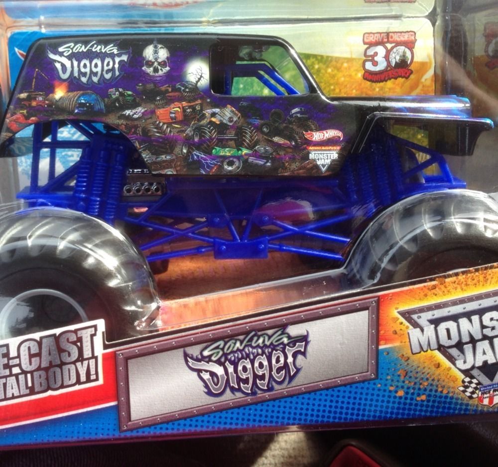 24 Hot Wheels 2012 Monster Jam Son Uva Digger Rare VHTF Advance Auto