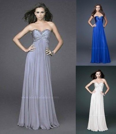 New Chiffon Bridesmaid Maternity Formal Dresses Prom Gown Size 6 8 10