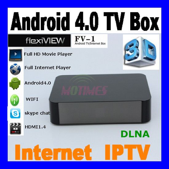 Google 3D Android4 0 Internet WiFi IP TV Box HD Media Player