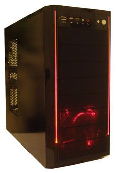Computer DeskTop Tower Standard Micro ATX PC Chassis Case A5938 Red