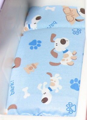 DOLLHOUSE BED MATTRESS for LITTLE TIKES BLUE WITH DOGS & PUPPIES