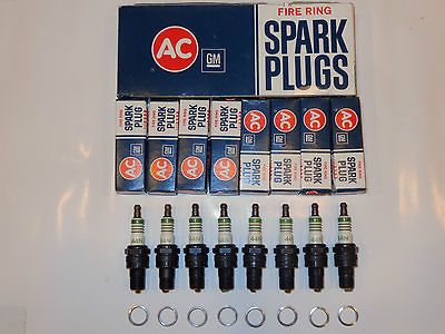 AC 44N Spark Plugsall are NOS with Vintage “Green Rings” fits