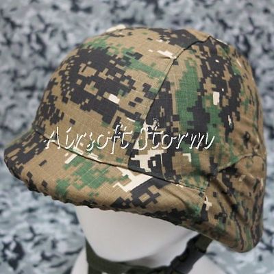 Airsoft Tactical Gear M88 PASGT Kevlar Helmet Cover Woodland Digital