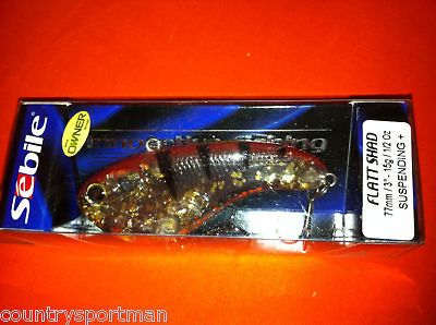 Sebile Flatt Shad 77mm Rouge Craw PRC Suspending 1/2oz