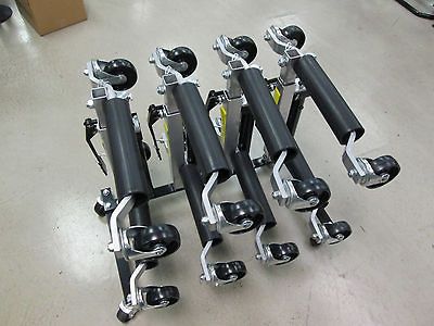 GO UNDER CAR JACK LIFTs HEAVY DUTY HYDRAULIC CAR DOLLY SET OF 4