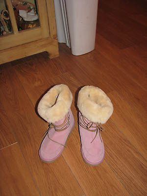 Womens Pink Ugg Boots 5207  Size 6 7