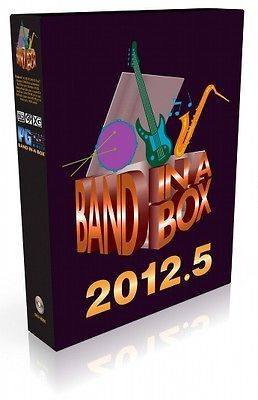 PG Music Band in a Box Everything Pak 2012.5 MAC ships on 160GB hard