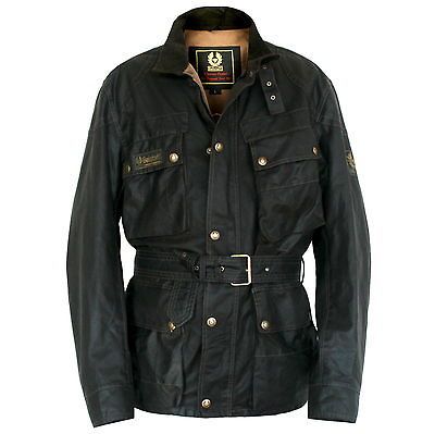 BELSTAFF $1100 Sammy Miller waxed cotton biker jacket XL NEW black