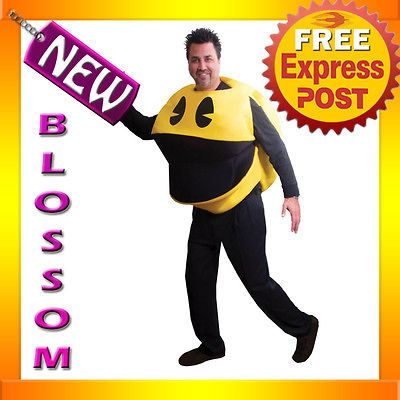 C148 Men Funny Pac Man Deluxe Adult Costume One Size