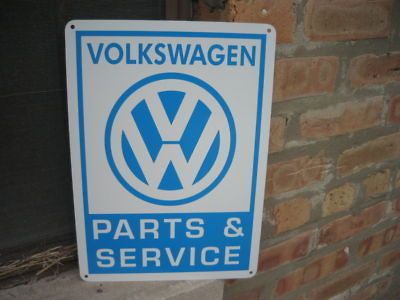 Volkswagen Parts & Service sign VW Bug Bus Bettle 66 69