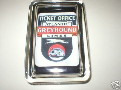 Greyhound Bus Ticket Office Sign Logo Neat Paperweight