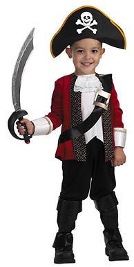 El Capitan Pirate Child Toddler Halloween Costume