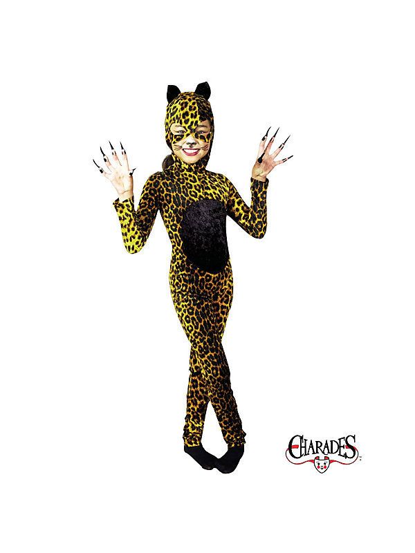 Kids Female Cheetah Cat Costume