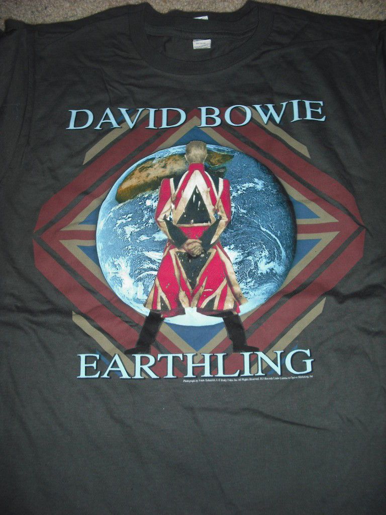 DAVID BOWIE Earthling T Shirt **NEW