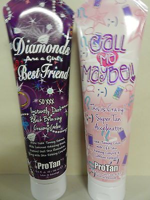 LOT OF 2 DIAMONDS ARE A GIRLS BEST FRIEND & CALL ME MAYBE PRO TAN