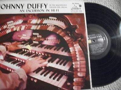 JOHNNY DUFFY,THEATER PIPE ORGAN, EXCURSION (RARE) LIBERTY LP