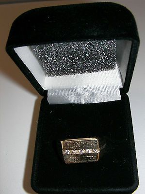 Newly listed 18K Gold Hunter College Ring with Diamonds   Brand New