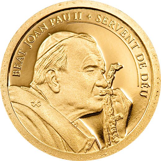 Andorra 2011 Beatification Pope John Paul II solid gold coin Papa Juan