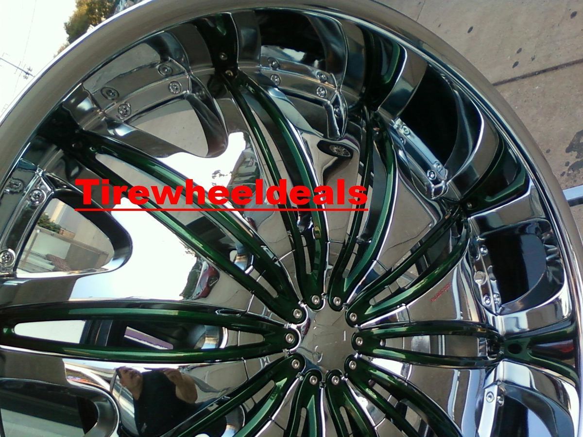 26 inch Velocity V820 Wheels rims Tires fit Chevy Ford Nissan Cadillac