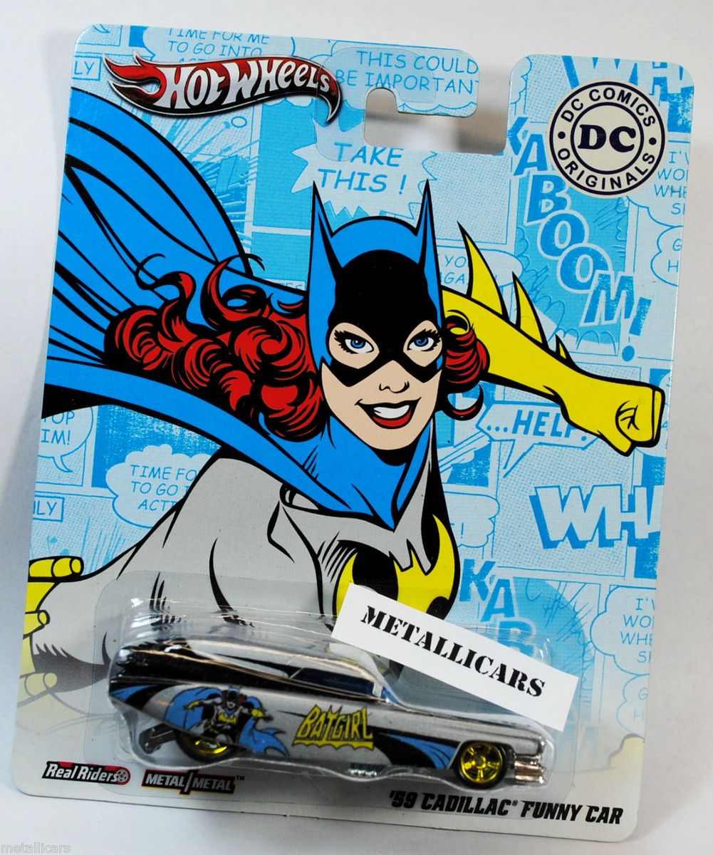 Hot Wheels Nostalgia DC Comics Batgirl 1959 59 Cadillac Funny Car