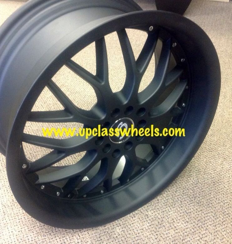 Matt Black 4 Lug Wheels Tiburon Civic Integra Accord Alloy Rims